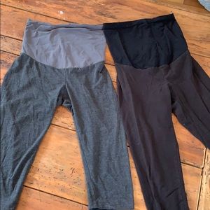 Motherhood Maternity Leggings (2 Pair)